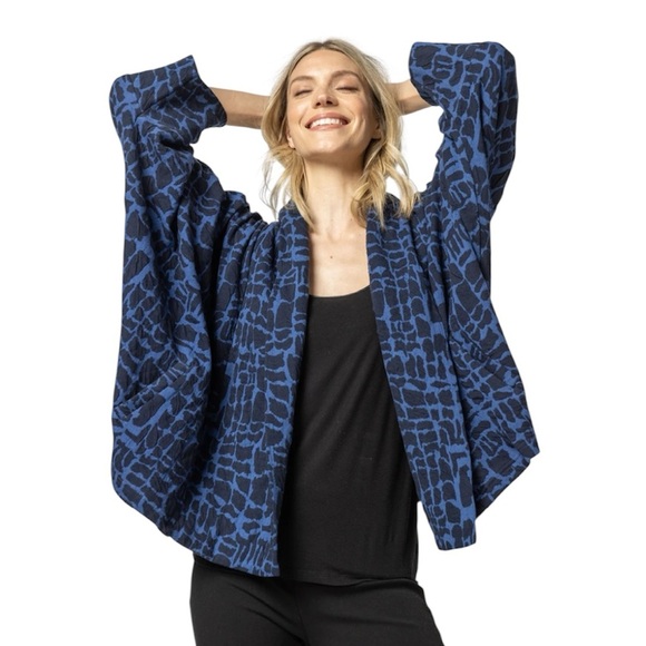 Komil Metro Weave Kimono Cardigan Jacket - Picture 1 of 11